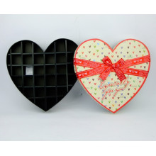 Hearted-Shape Chocolate Paper Box with Paper Divider